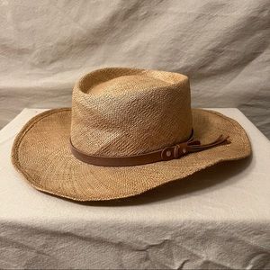 Natural Fiber Wire Brim Sun Hat